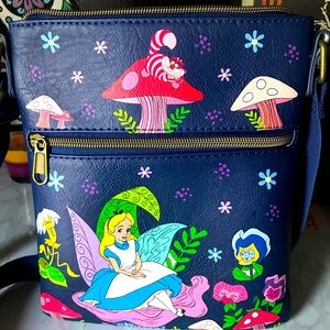 Alice in wonderland loungefly cross body
